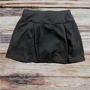 Black Pleated skort
